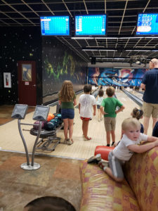 Youth bowling.