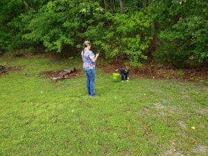 Easter egg hunt.
