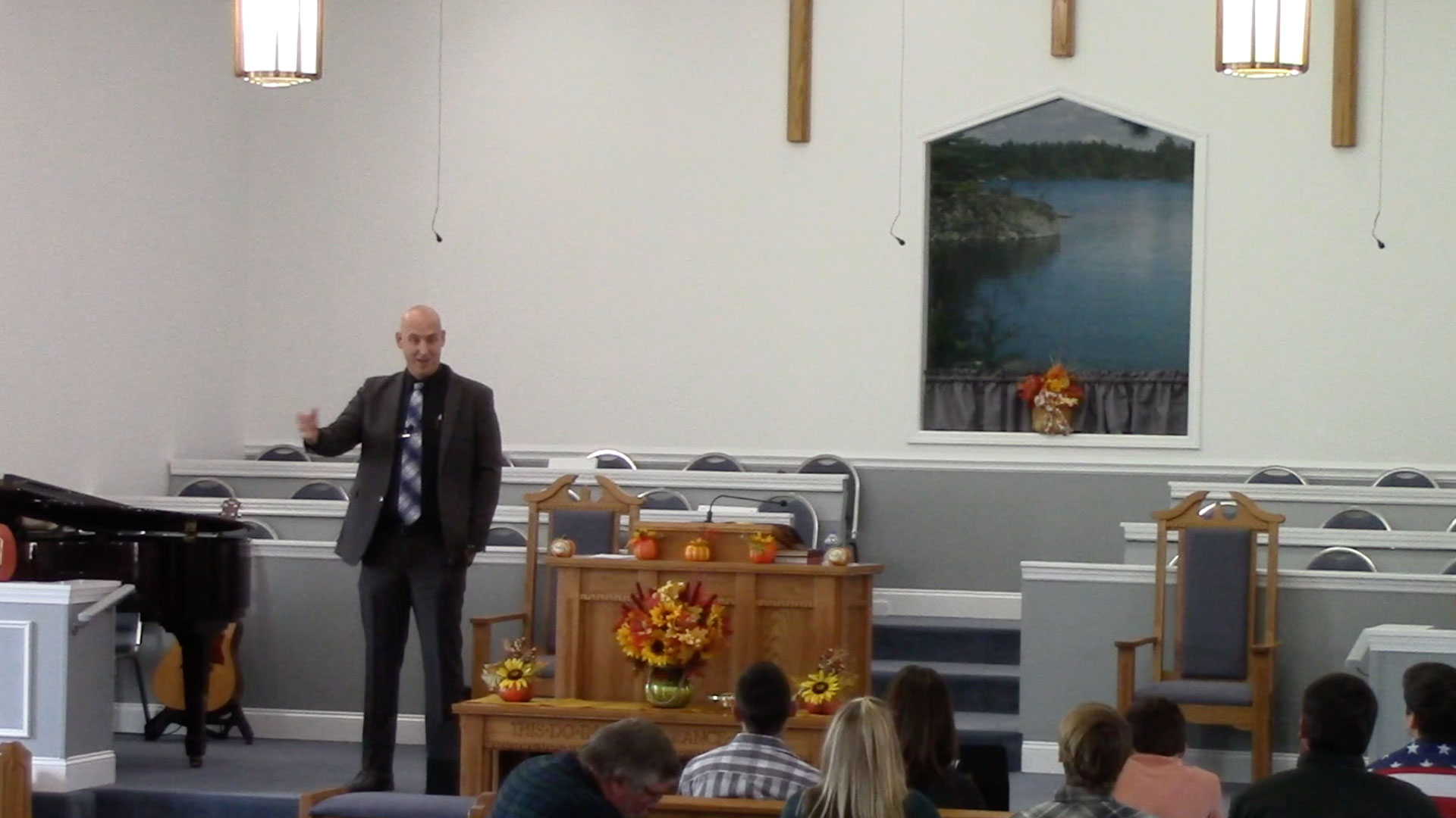 Steve Moore preaching.